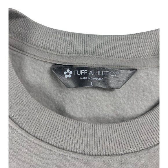 Tuff Athletics‎ Crewneck Sweatshirt Women's Large Beige Cotton/Polyester NEW - Picture 9 of 9